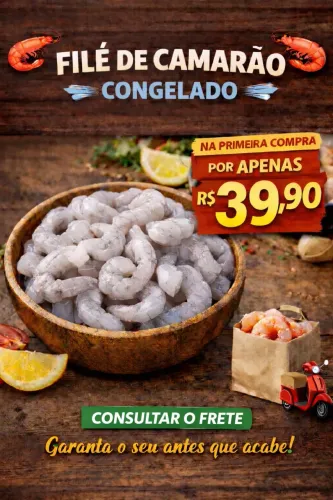 Filé de camarão