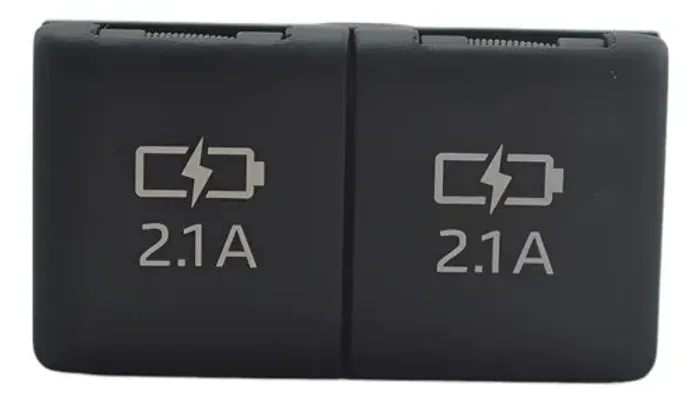 Entrada Dupla Usb Console Toyota Yaris 2022 Original