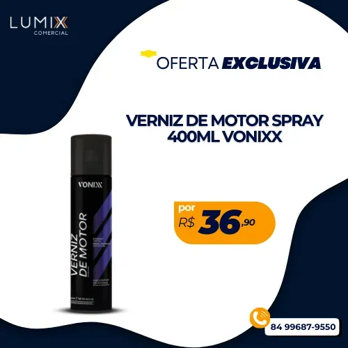 VERNIZ DE MOTOR SPRAY 400ML VONIXX