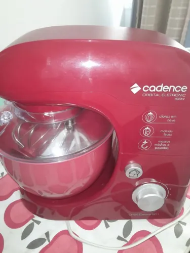 Batedeira Orbital Cadence Vermelha 400w 127v