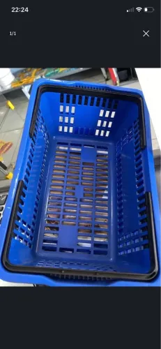 Cesta de compras mercado 