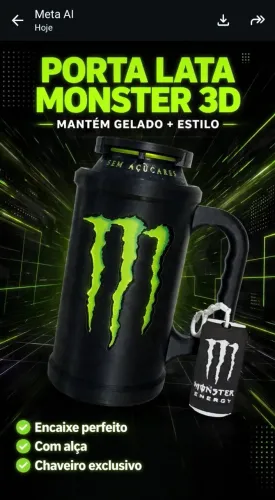 Caneca Porta Lata