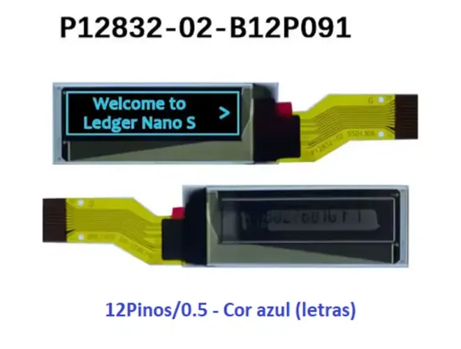 Display OLED Ledger Nano S 12 pinos ? Novo p/ Pronta entrega