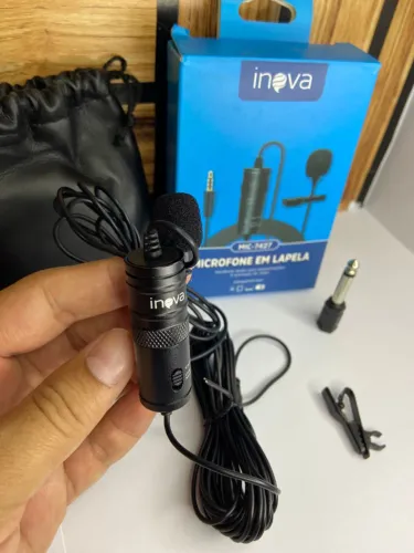 MICROFONE EM LAPELA MIC-7427 INOVA an4