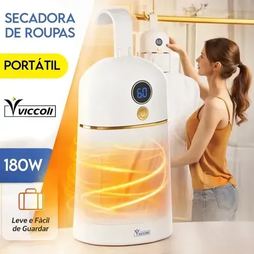 Secador de Roupas Elétrico Portátil Varal Elétrico 220V