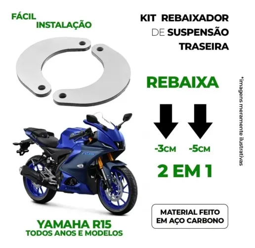 Kit rebaixamento Yamaha R15