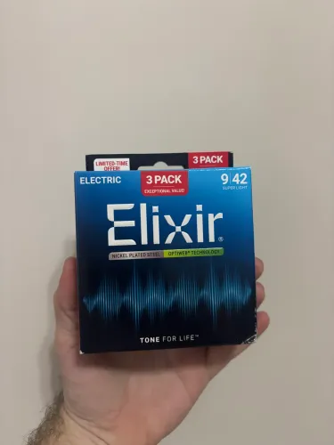 Corda Elixir Optiweb 09-42 3-Pack Importada dos EUA