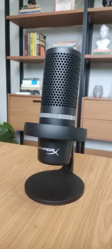 Microfone HyperX DuoCast - USB - Preto