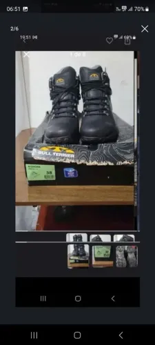 Bota Bull Terrier Bighorn impermeavel Original 38