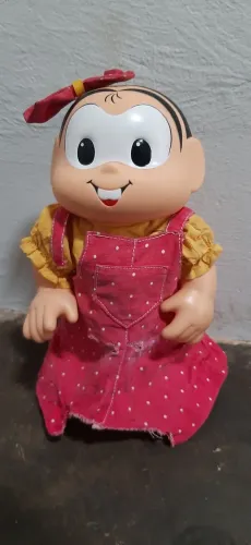 Boneca Mônica Canta e Dança antiga da Grow. NÃO FUNCIONA.
