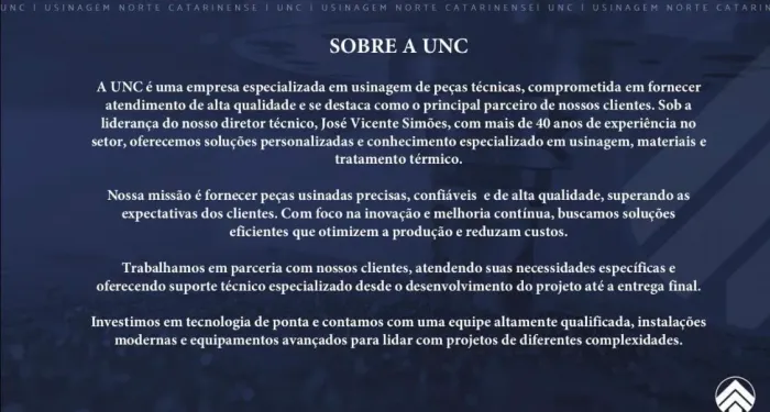 UNC Usinagem