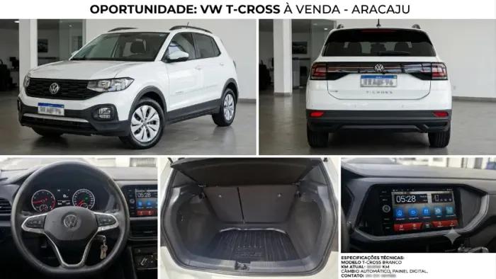 Volkswagen T-Cross Sense 1.0 TSI Flex 5P Aut. 2023