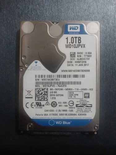 HDs de 1TB seminovos, saudáveis, diversas marcas!