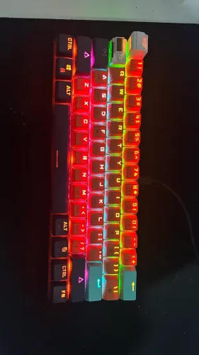 Teclado gamer mecânico (switch red)