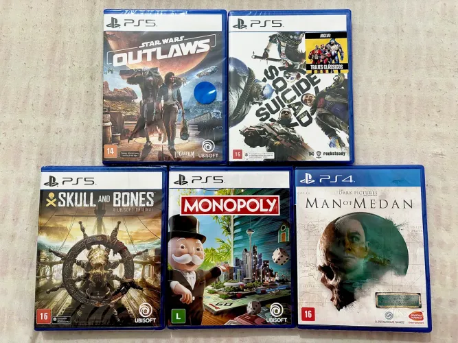 Jogos de PS4 e PS5 (Novos / Lacrados)