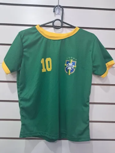 Camisa do brasil feminina G baby look