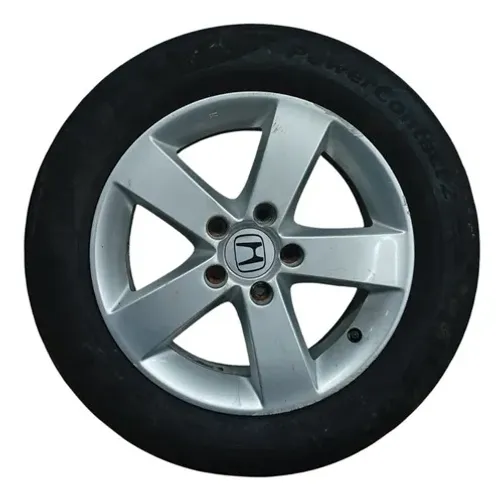 Roda com Pneu Desgastado Honda Civic LXS 2009 2010 Branco
