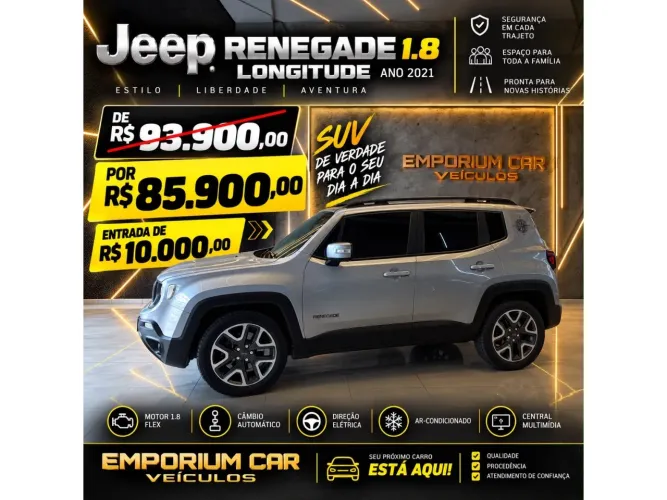 Jeep Renegade Longitude 1.8 4X2 Flex 16V Aut. 2021