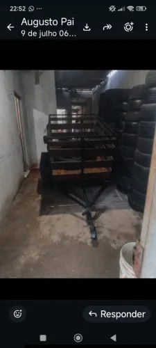 Vende-se carrocinha documentação em dias e emplacada,$8,300.