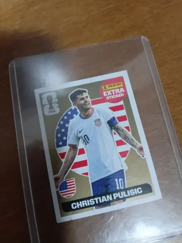 Vendo extra sticker do Christian pulisic ouro 