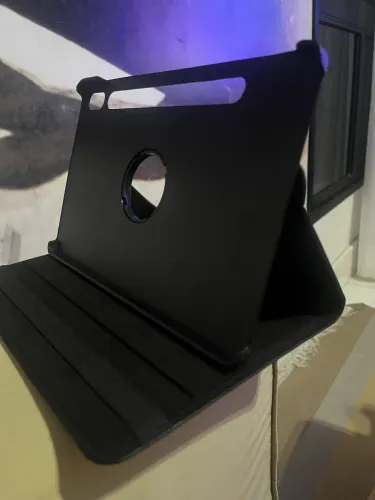 Capa Giratória 360 Para Galaxy Tab S9 / S9 Fe - Tela 10.9 Cor Preto
