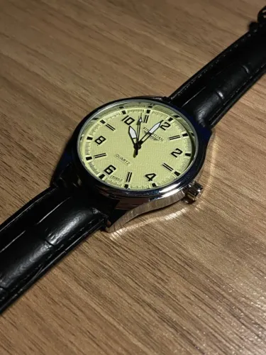 Relógio de Quartzo Casual e Elegante para négocios