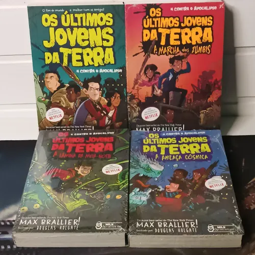Os últimos jovens da terra (4 contra o apocalipse) - lote com 4 volumes