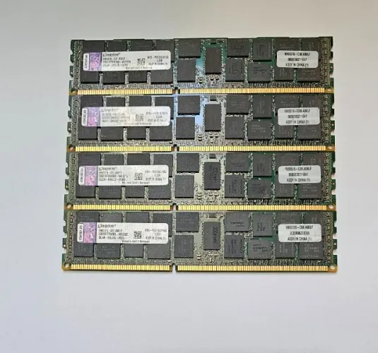 Kit 64gb De 4x16gb Memórias DDR3L 10600r Para Servidor ECC REG
