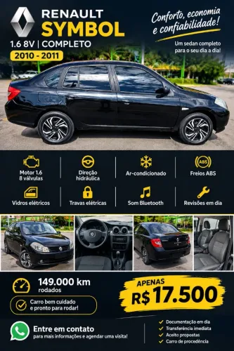 Renault Symbol Expression Hi-flex 1.6 8V 4P 2011