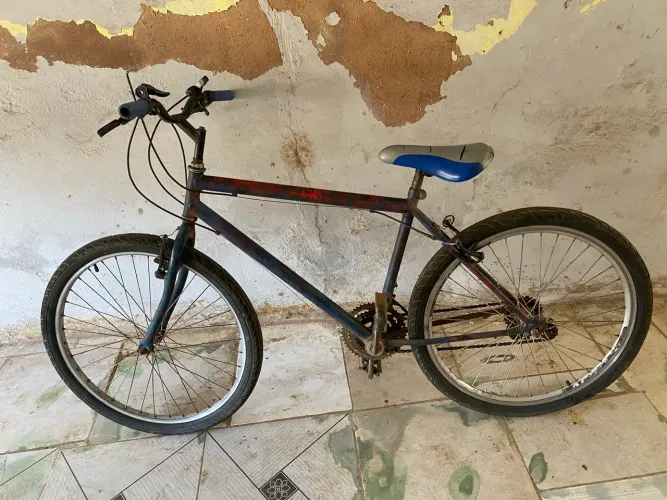 Bicicleta azul 