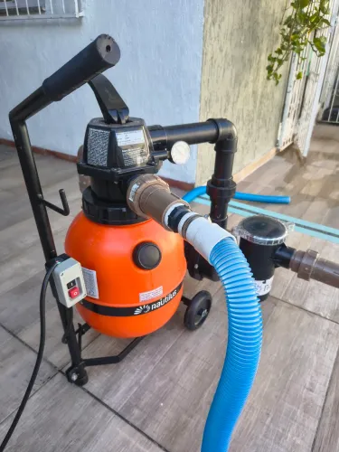 Filtro para piscina portatil