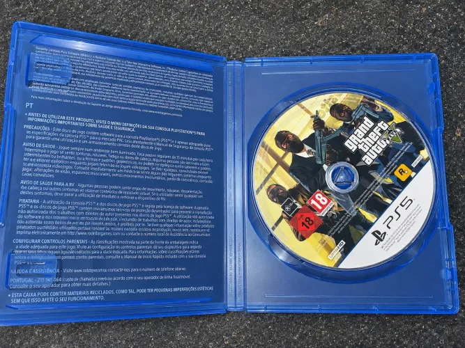 Jogo GTA ps5