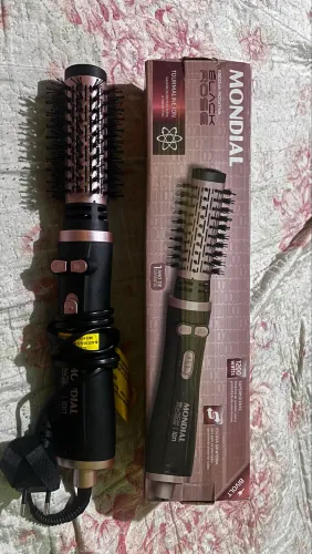 Escova Rotativa Mondial Black Rose Tourmaline Ion