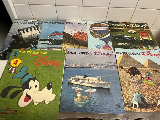 Antigas Revistas Enciclopédia Disney 