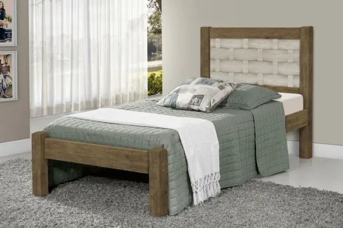 Cama solteiro Laila ou Barcelona sem colchao, frete gratis