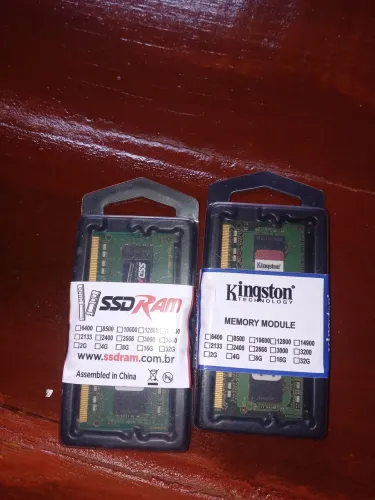 Kit 8GB RAM DDR3 1600MHz Notebook (2x4GB) Kingston + SSDRAM