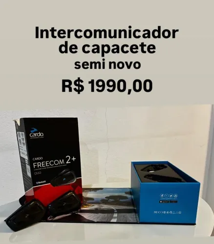 Intercomunicador de capacete semi novo