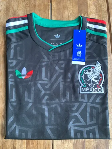 Camisa México Preta Masculina Tamanho G - Nova