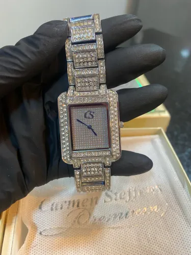 Relógio Cravejado Carmen Steffens