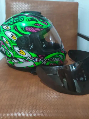 Capacete Norisk Razor Parasite Raridade Novíssimo