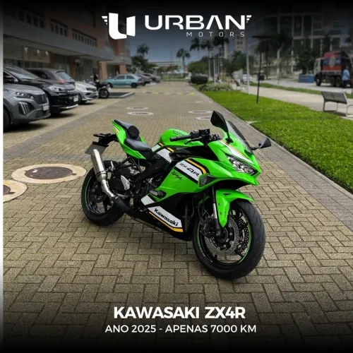 Kawasaki ZX4R - Baixo km - Impecável