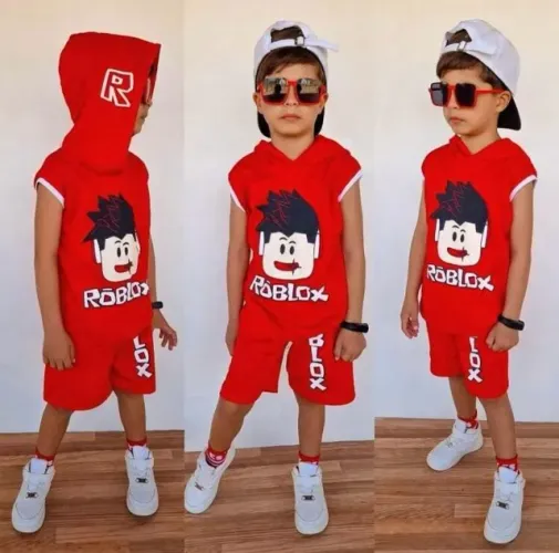 Fantasia/Conjunto Infantil Roblox 