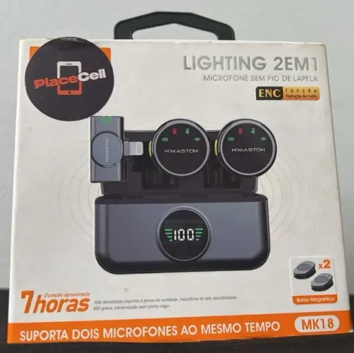 Microfone sem Fio de Lapela