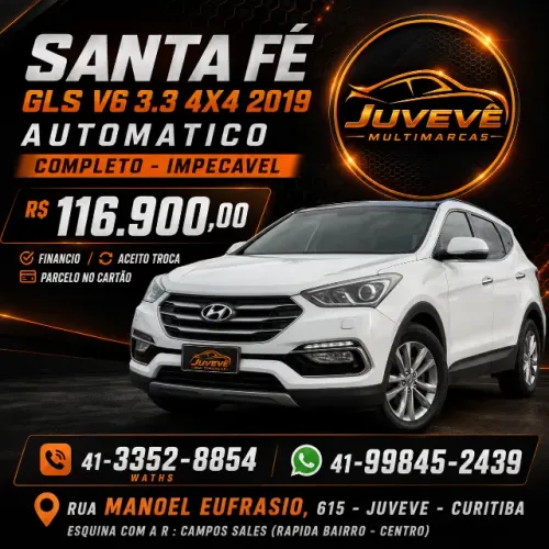Hyundai Santa Fe GLS 3.3 V6 4X4 Tiptronic 2019