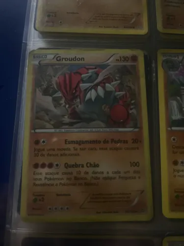 Carta Pokemon Lendario Groundon Fenda Paradoxal