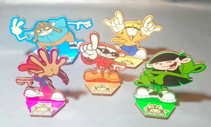 Totens de mesa KND , A turma do Bairro