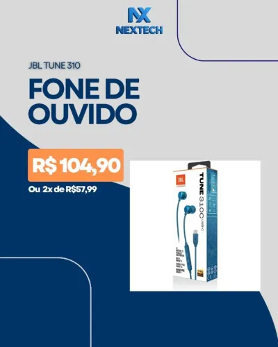 FONE C/FIO JBL TUNE 310