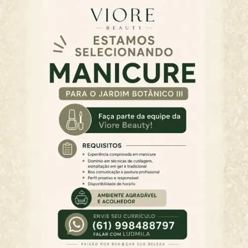 MANICURE - JARDIM BOTÂNICO/DF