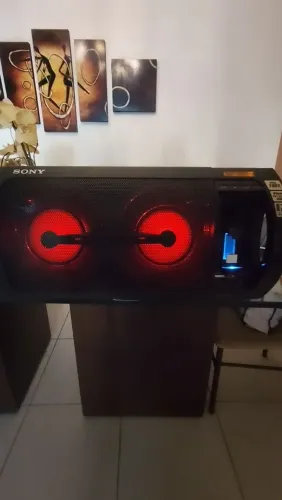 Sony fst torre Boombox qualidade absurda superior a JBL LG xboom Philco amvox Aiwa pulse