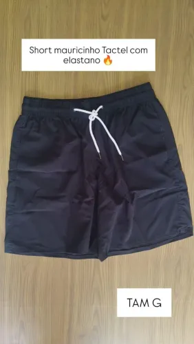 Short mauricinho Tactel com elastano  (tamanho G)